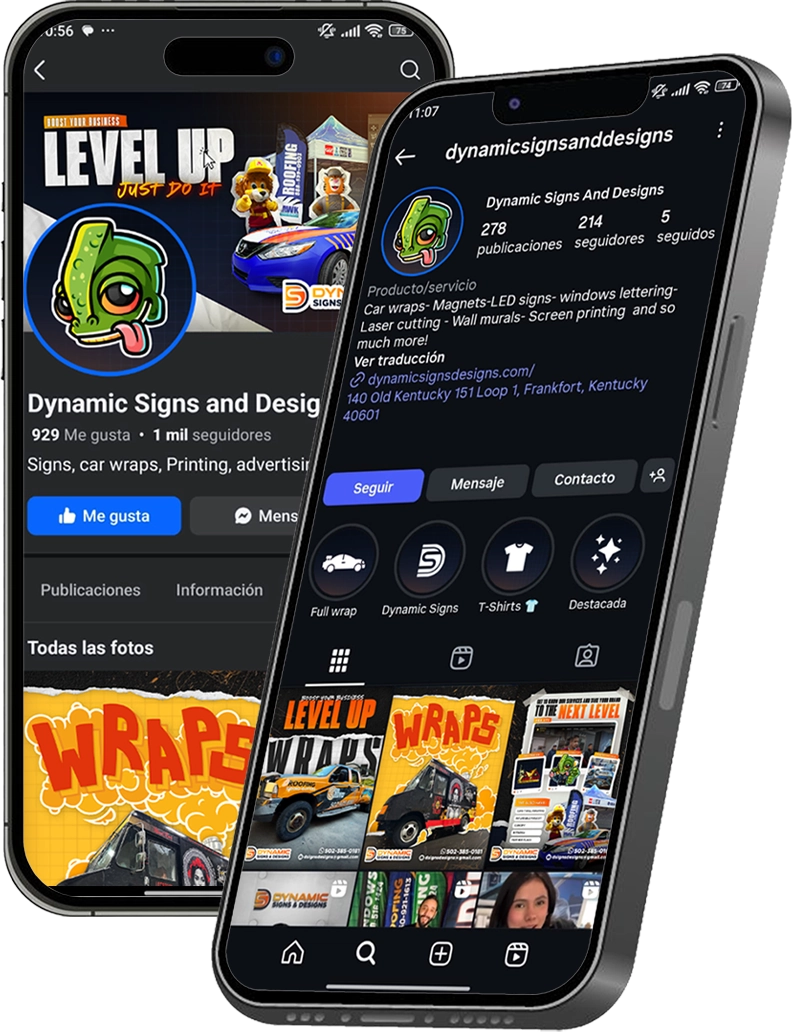 Dynamic Signs and Designs